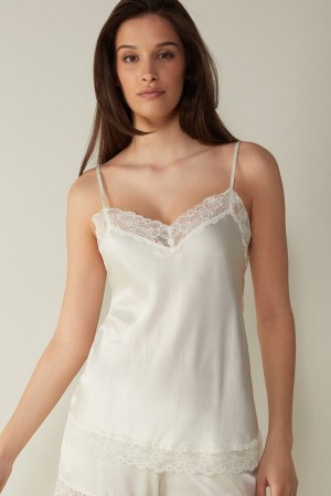 Intimissimi Blonder and Silk Top Ivory | XDKBH13677